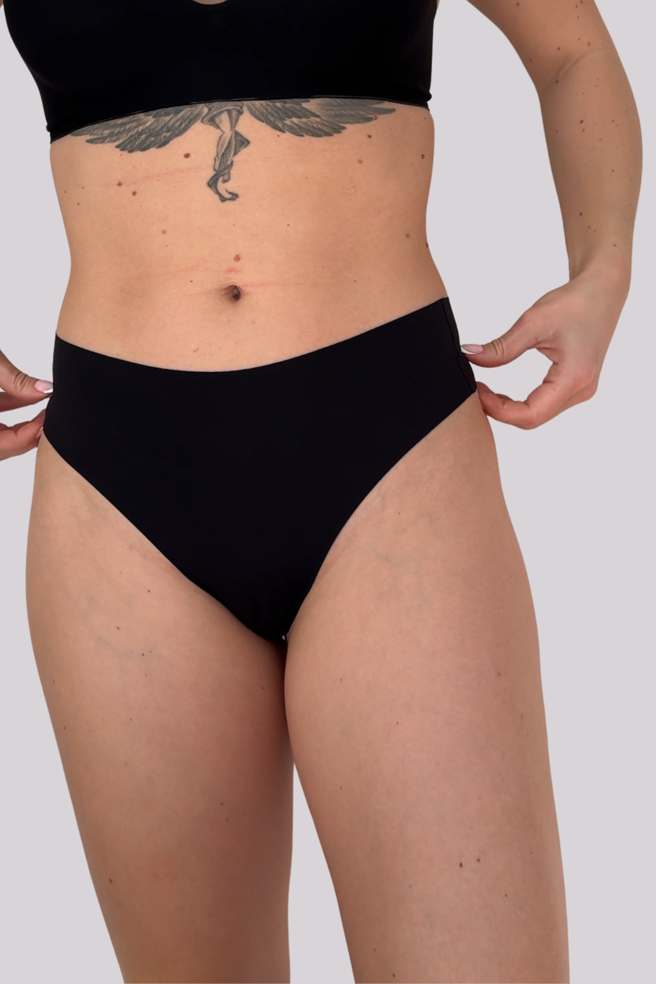 Nahtlose Brazilian Slips SCULPT BLACK