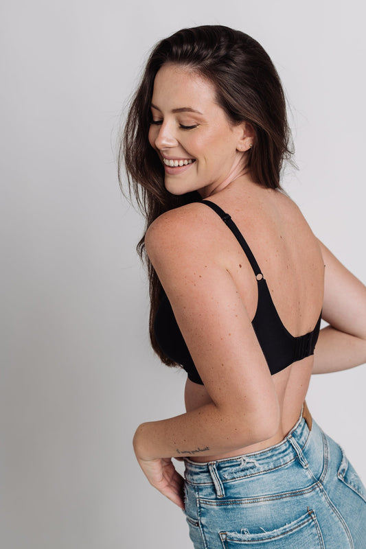 Nahtloser BH - SCHWARZ