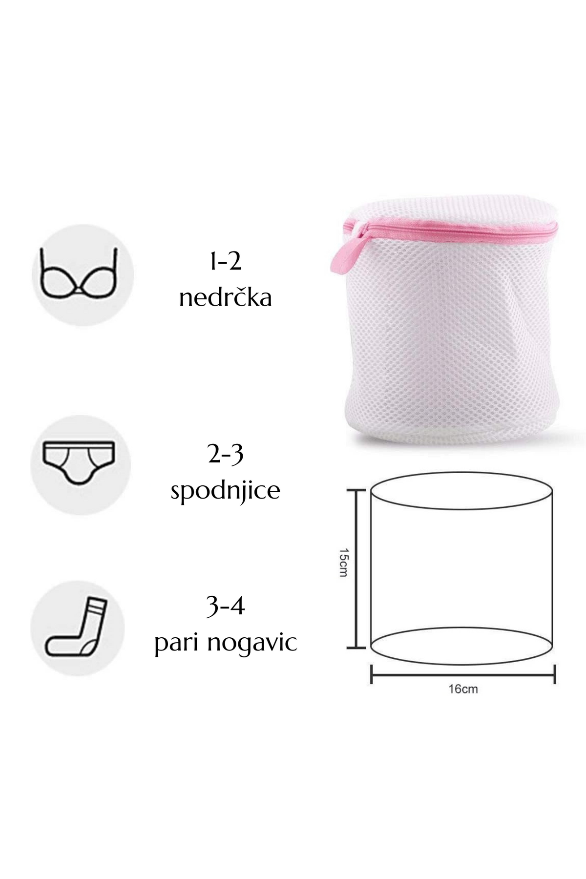 Vrečka za pranje perila – pogled 4