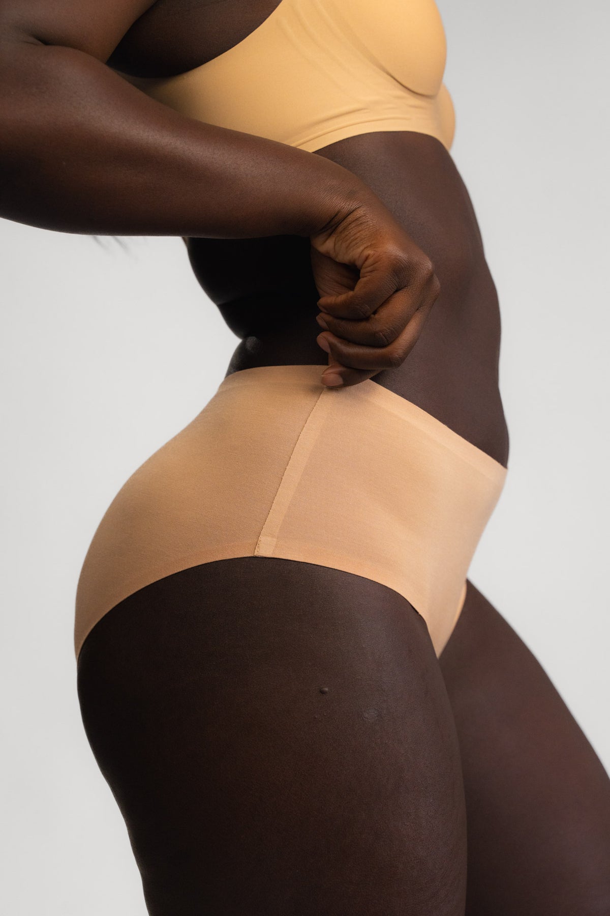 Seamless boksarice LUXE BEIGE - 2 kos – pogled 4