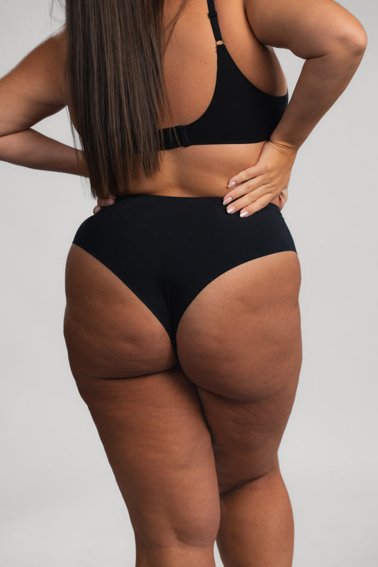 Seamless brazilke LUXE BLACK - 2 kos – pogled 2