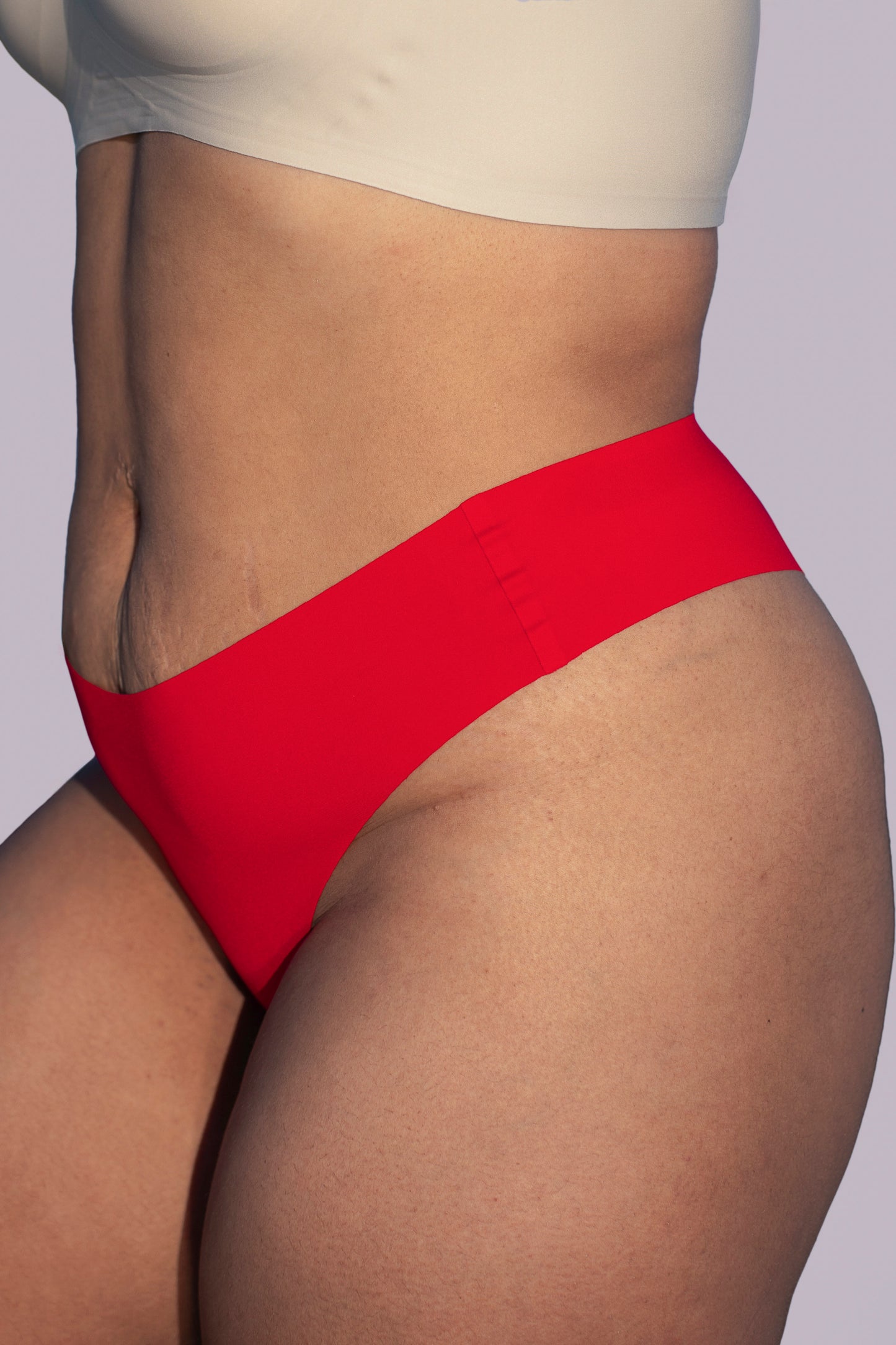 Nahtlose Brazilian Slips SCULPT RED
