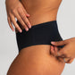 Nahtlose Brazilian Slips LUXE SCHWARZ - 2er-Pack