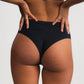 Nahtlose Brazilian Slips LUXE SCHWARZ - 2er-Pack