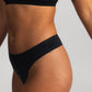 Nahtloser String LUXE SCHWARZ - 2er-Pack